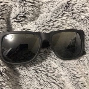 Ray Ban matte grey sunglasses